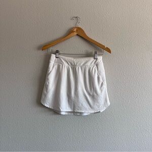 Nike White Athletic Skirt